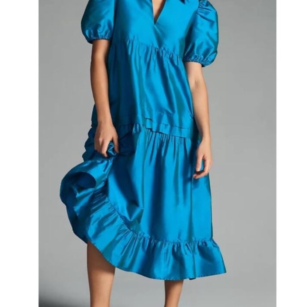 Dhruv Patel Blue Women's Cocktail Dress